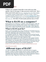 Introduction Ram