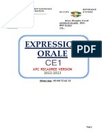 Expression Orale Ce1 Ok