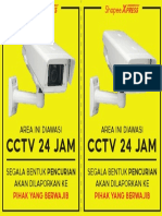 Signage Safety A5 - CCTV Lost & DMG