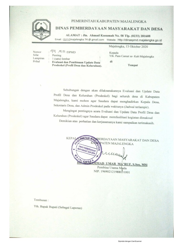 Evaluasi dan pembinaan update data prodeskel pdf