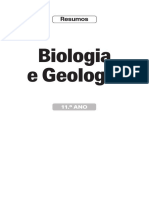 Resumos. Biologia e Geologia 11.º ANO