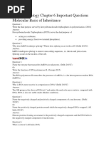 Molecular Basis of Inheritance