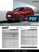 X70 Plus SUV comparación de características