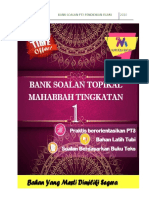 Bank Soalan Topikal Ting 1 Tanpa Jawapan