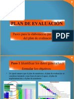 Plan Evaluación