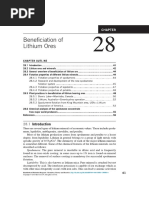 Beneficiation of Lithium Ores
