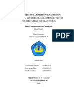 Kelompok 46 - Makalah Senyawa Senyawa Aromatis Turunan Benzene Bahan Alam Yang Di Kembangkan Menjadi Obat Di Industri Farmasi Dan Obat-Obatan