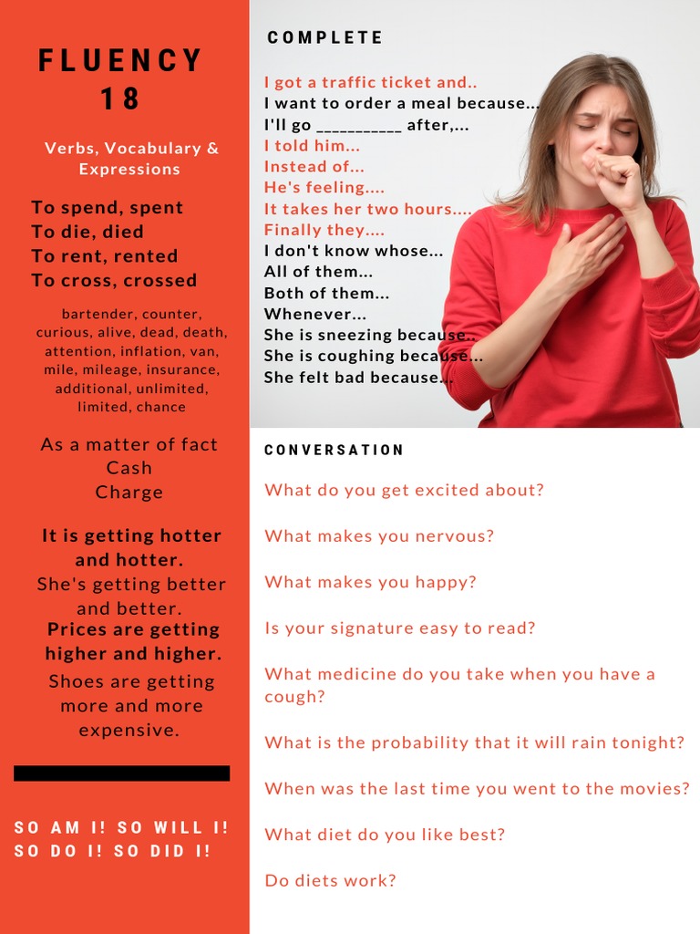 English Fluency Practice Guide | PDF