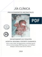 GUIA CLINICA Procedimientos Neonatales