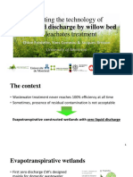 Fredette Adapting The Technology of Zero Liquid Discharge by Willow Bed For Leachates Treatment