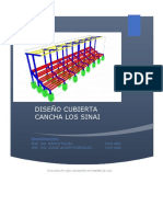 Informe Diseño Estructural Cubierta Cancha Sinai
