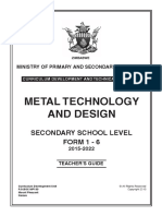 Metal Technology and Design Forms 1-6