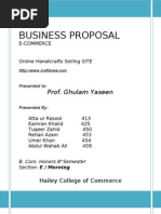 E-Commerce Business Model