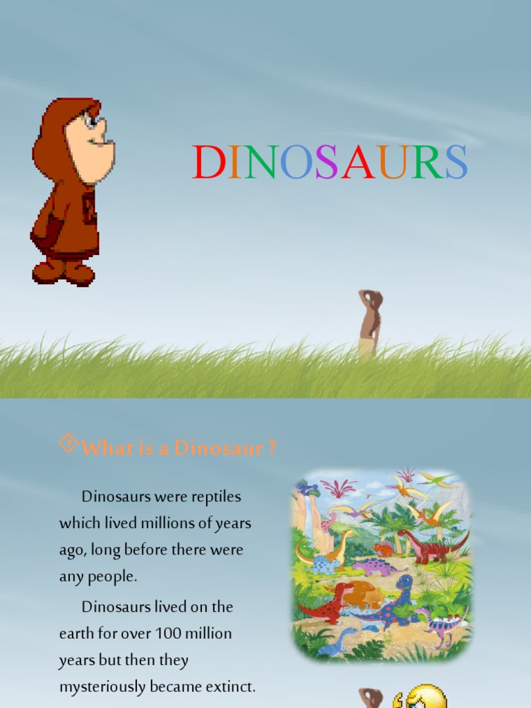 presentation about dinosaurs