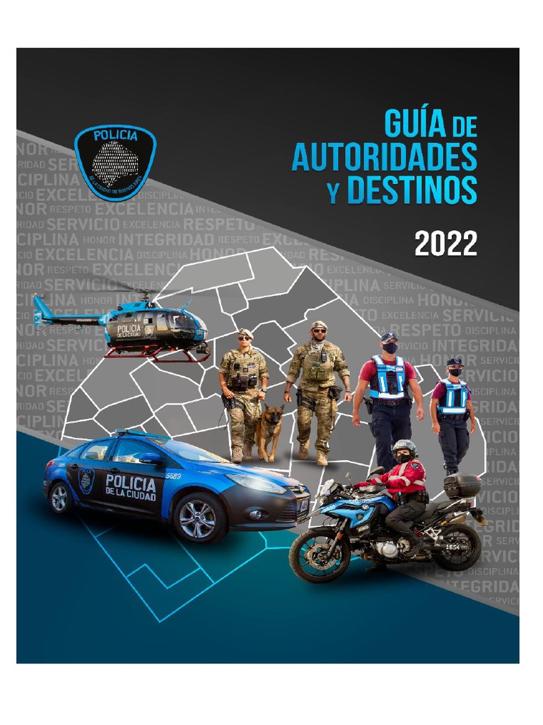Guía de autoridades y destinos de la Policía de la Ciudad de Buenos
