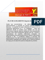 Plan saneamiento carnicería