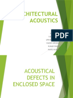 Acoustical Defects in Enclosed Space