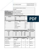 Project Financial Report