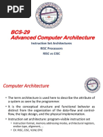 BCS-29 Advanced Computer Architecture