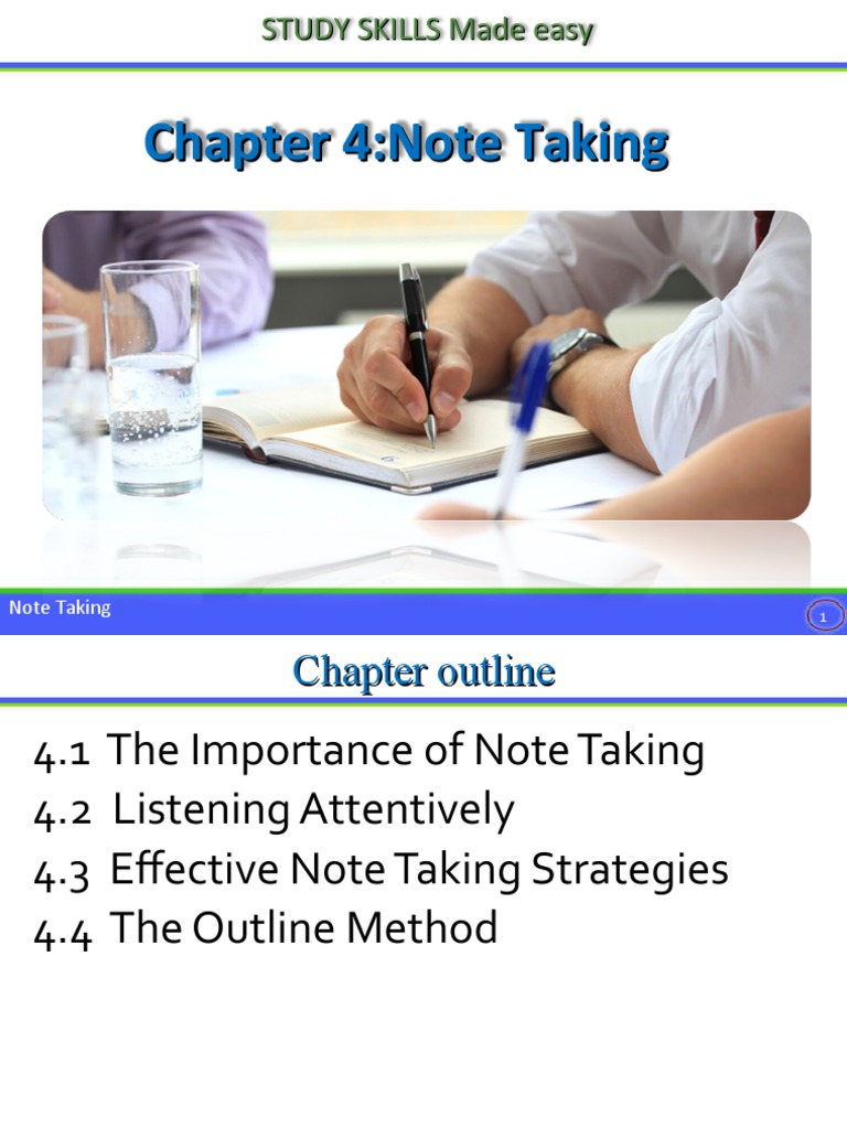 Effective Note Taking Strategies | PDF | Study Skills | Lecture