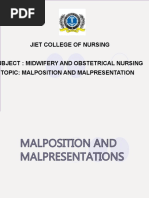 Mechanism of Labor in OP Position | PDF | Pelvis | Childbirth