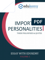 Important Personalities PDF