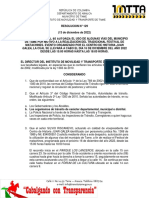 Resolucion 129 Autorizacion Utilización Vías Festival de Matachines