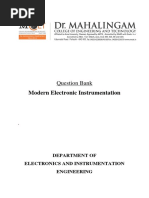 Modern Electronic Instrumentation