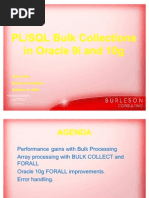 Crotty PLSQL Bulk Collect Forall