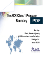 ML ACR Class 1 Pressure Boundary