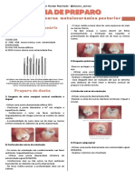 Guia de preparo - coroa total metalocerâmica