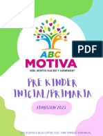 Propuesta Educativa 2023 Centro ABC Motiva