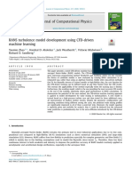 2020 - RANS Turbulence Model Development Using CFD-driven Machine Learning