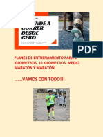 Ebook Aprende A Correr Desde Cero Planes de Entrenamiento