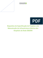 Requisitos de Especificacao de Projetos e de Manutencao Da Infraestrutura Eletrica Dos Hospitais Da Rede Ebserh 2deg Edicao