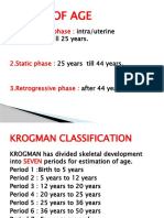 Phases of Age and Estimation