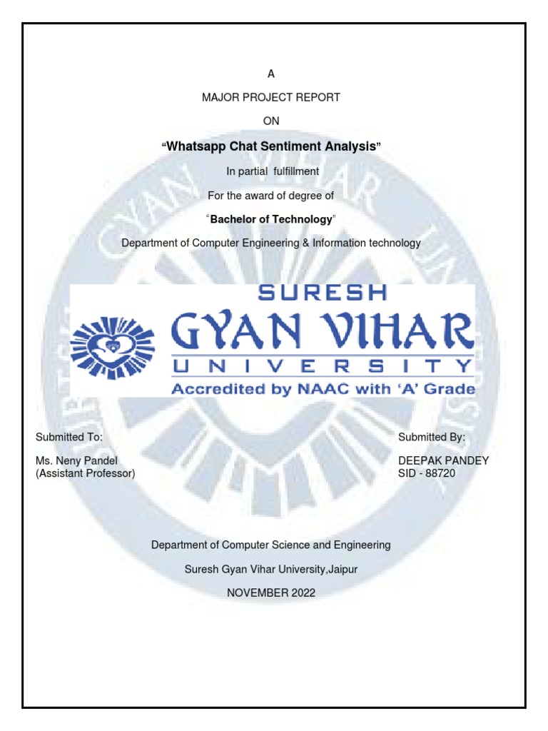 Nlp Project Report Pdf Receiver Operating Characteristic Part Of