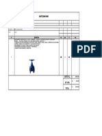 Cotizacion de Mantenimiento de Valvula Compuerta