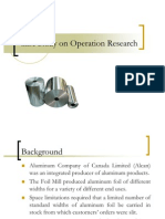 Case Study On Operation Research