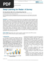 Deep-Learning For Radar A Survey