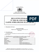 Bulletin Dessai Gaine Streamline Plus 1.05l H