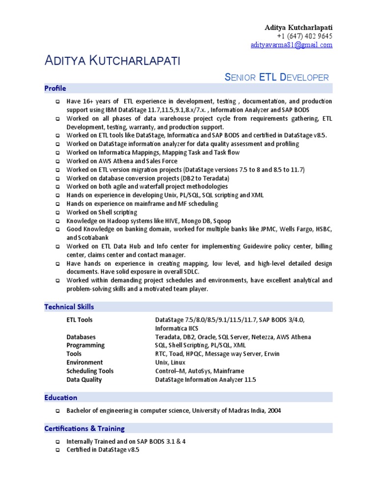 Dice resume cv aditya kutcharlapati download free pdf ibm db2