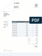Invoice Template PDF 2