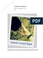 Summer Crochet Band
