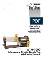 User's Guide: Laboratory Grade, Bench Top Mini Wind Tunnel