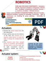UNIT-5 Robot Actuators and FB Components & Robot Applications
