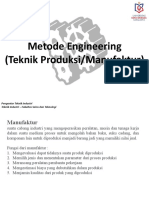 Materi 3 Metode Engineering (Manufaktur)