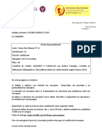 GONZALEZ SOTO. 1° Parcial Psicología Del Trabajo.