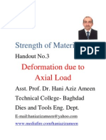 Strength of Materials - Deformation Due To Axial Load - Hani Aziz Ameen