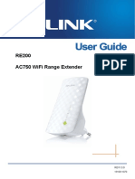 TP Link Ac750 Wifi Range Extender User Guide Original